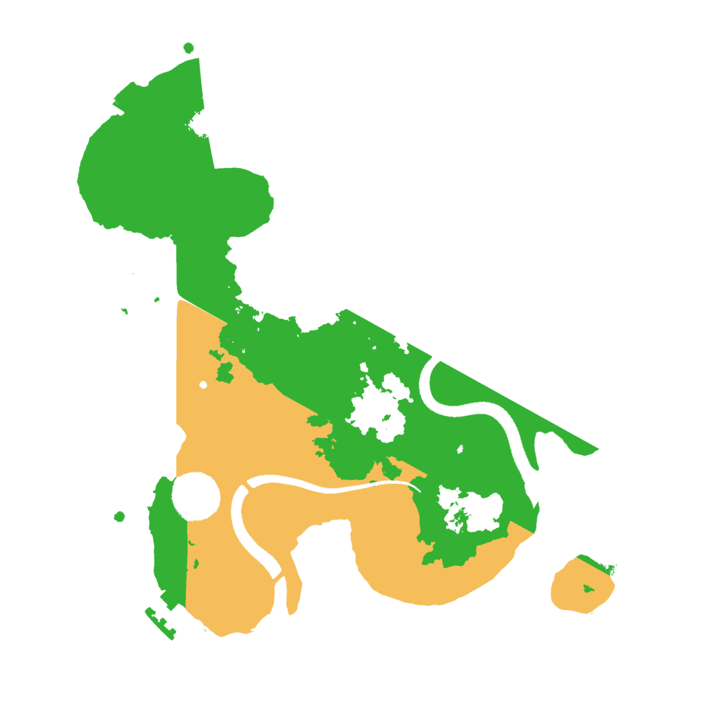 Biome Rust Map: Procedural Map, Size: 2700, Seed: 121315421