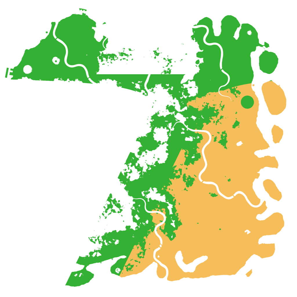 Biome Rust Map: Procedural Map, Size: 6000, Seed: 1015485697