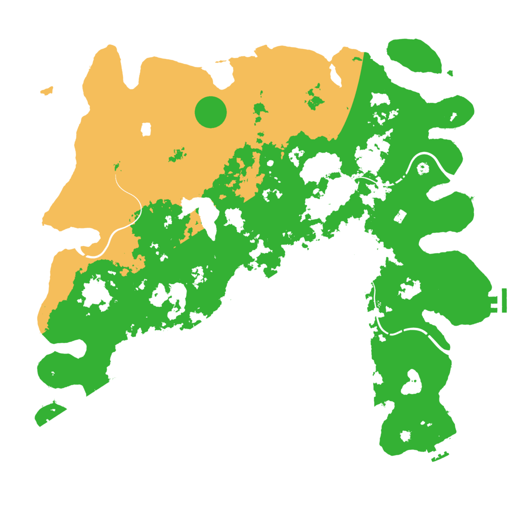 Biome Rust Map: Procedural Map, Size: 4250, Seed: 260368675