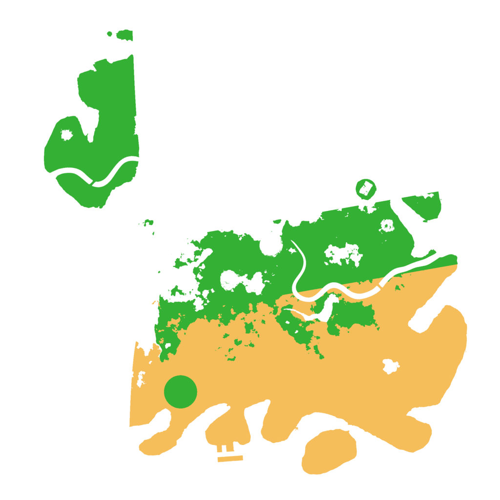 Biome Rust Map: Procedural Map, Size: 4000, Seed: 17658