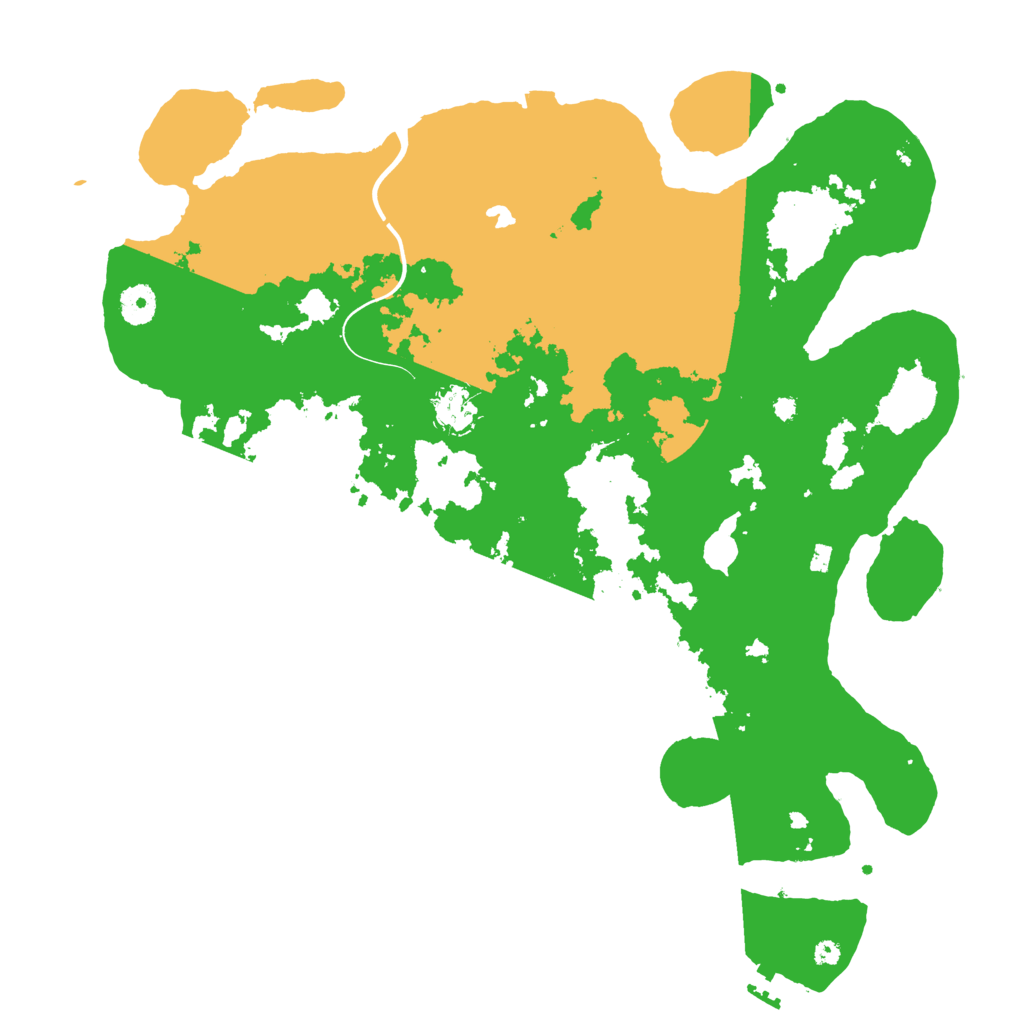 Biome Rust Map: Procedural Map, Size: 4000, Seed: 27015