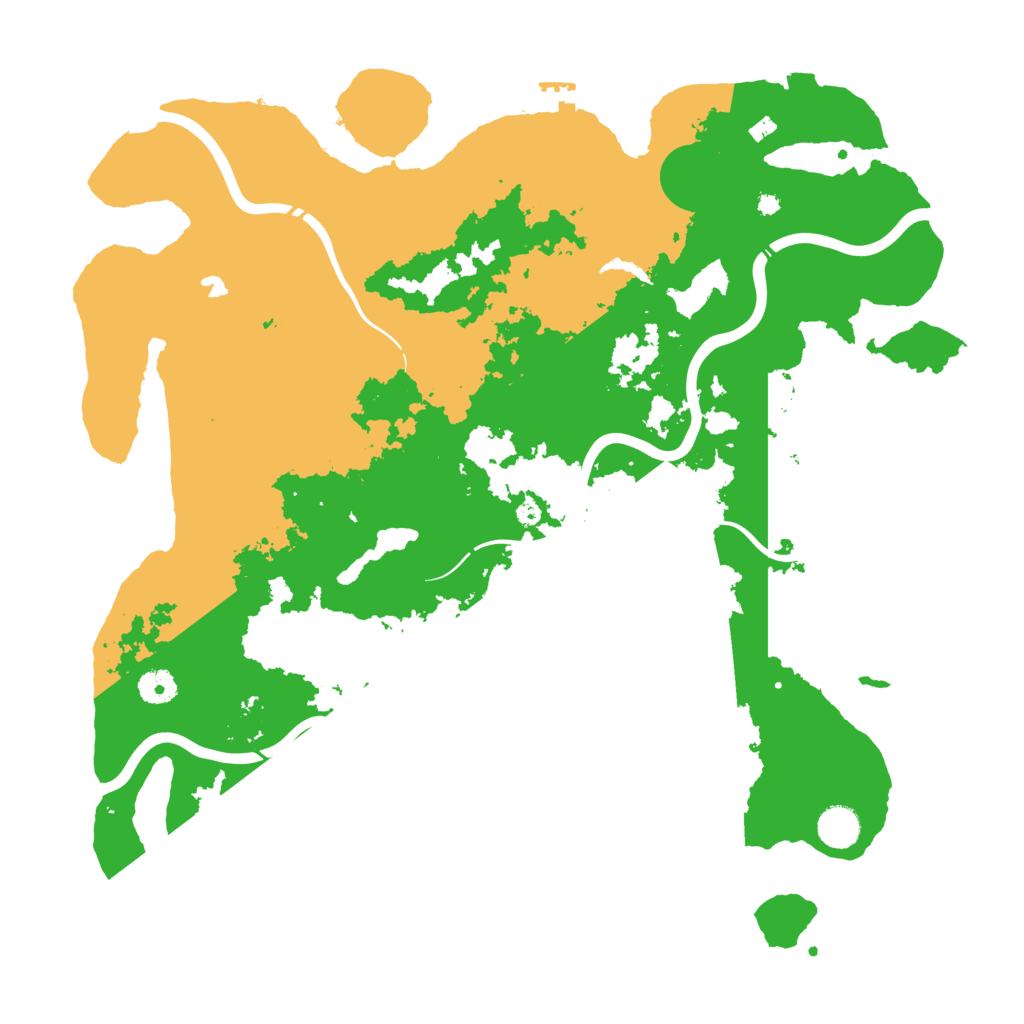 Biome Rust Map: Procedural Map, Size: 4250, Seed: 13507