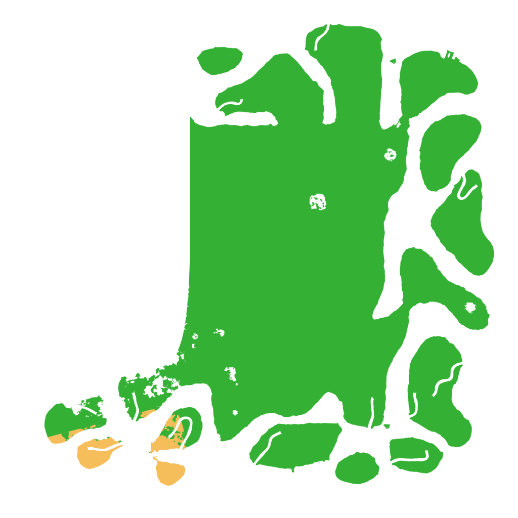 Biome Rust Map: Procedural Map, Size: 4500, Seed: 293756145