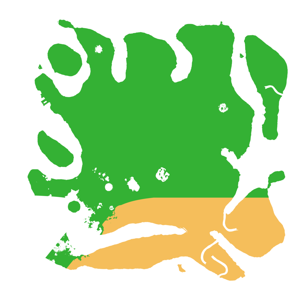 Biome Rust Map: Procedural Map, Size: 3500, Seed: 2046786437