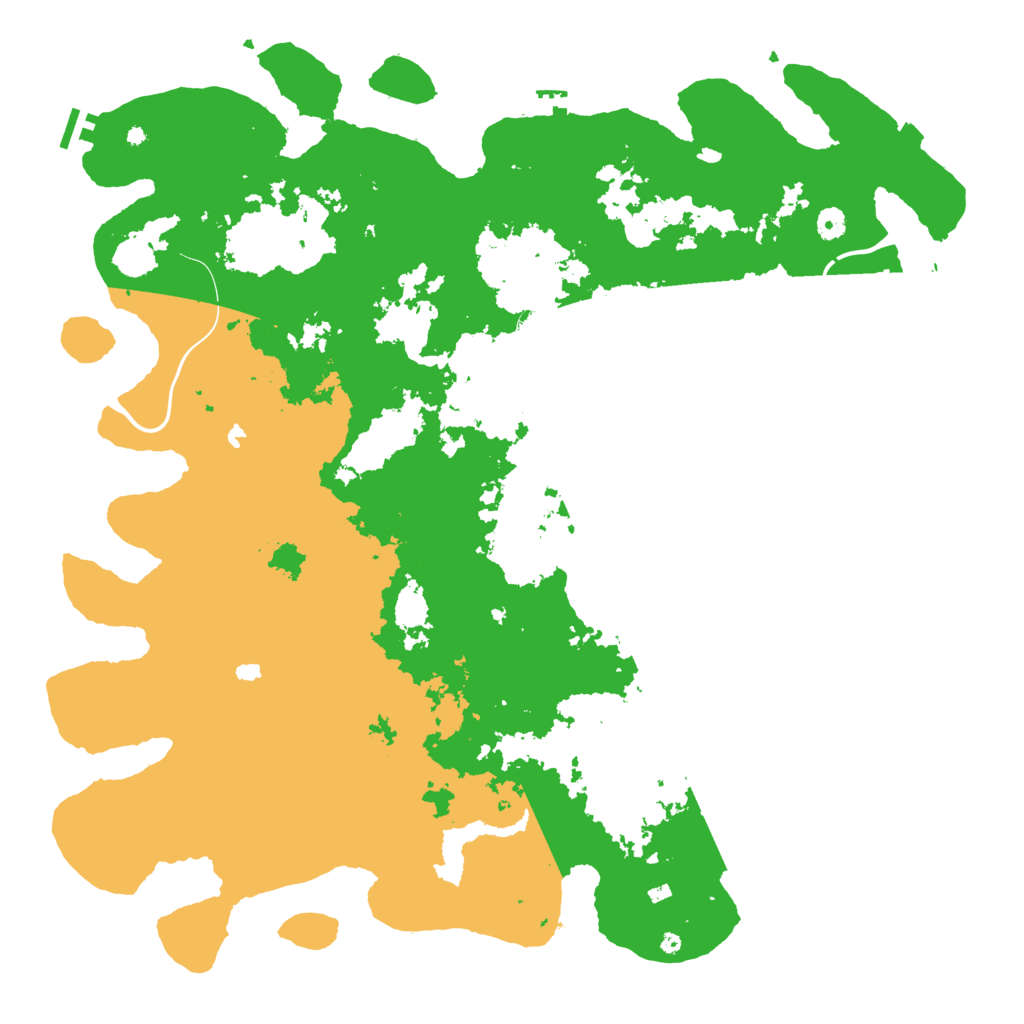 Biome Rust Map: Procedural Map, Size: 5000, Seed: 6488756