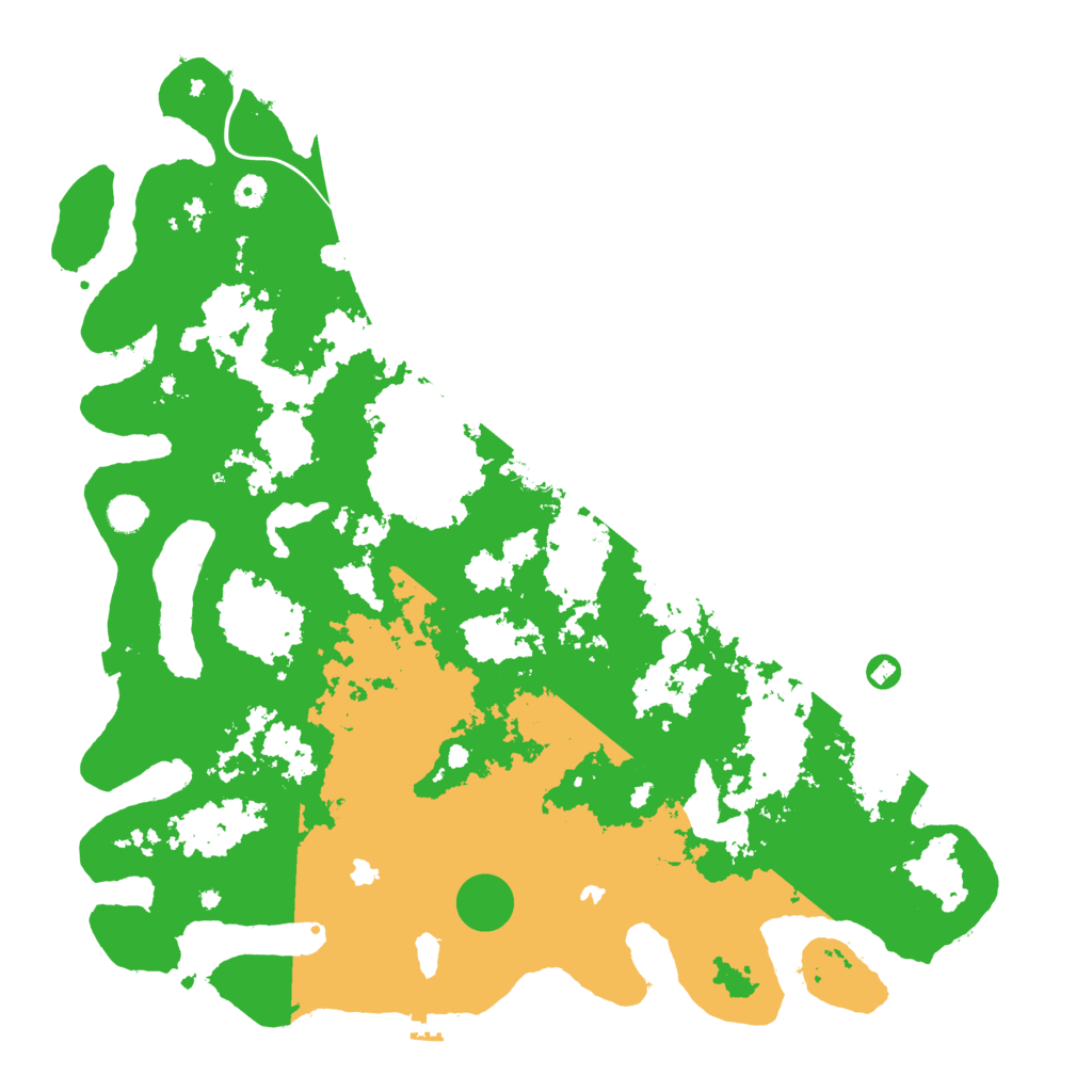 Biome Rust Map: Procedural Map, Size: 5000, Seed: 5577
