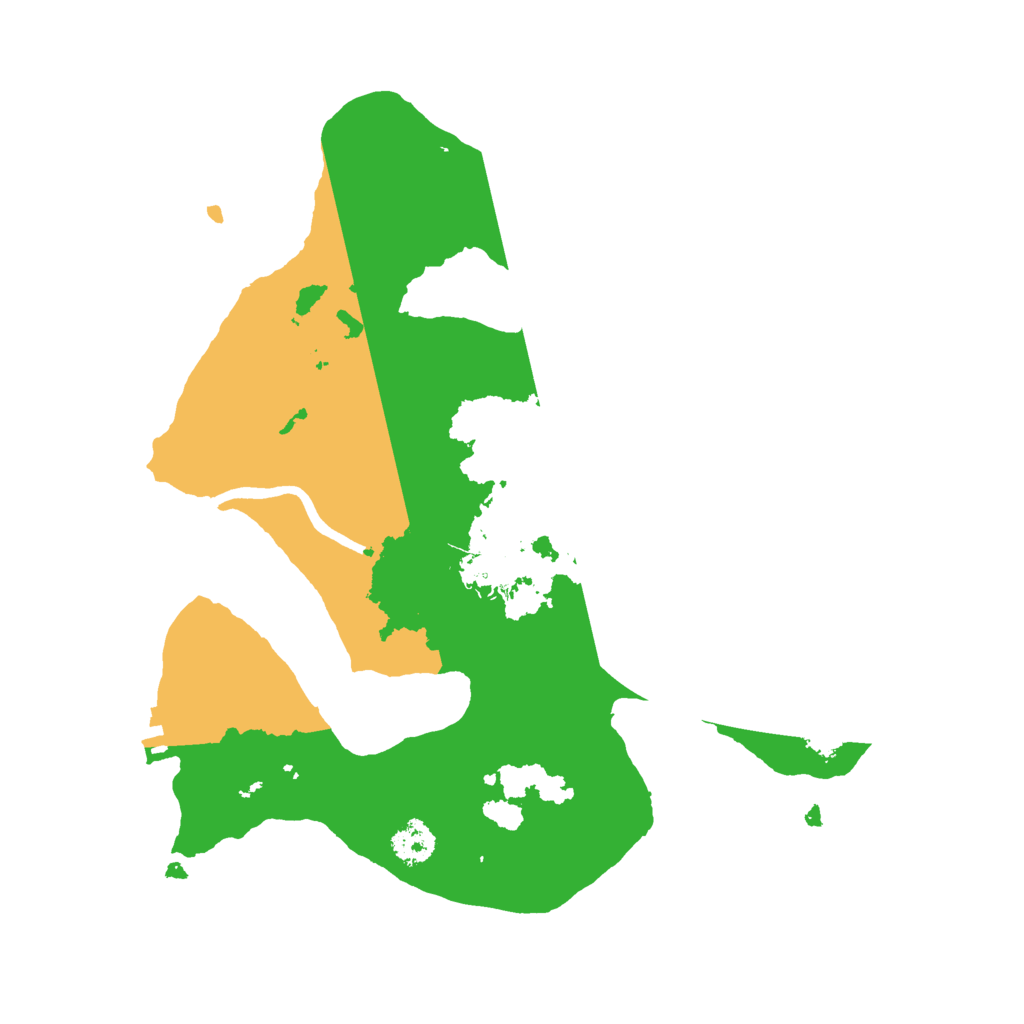 Biome Rust Map: Procedural Map, Size: 2500, Seed: 1405792084