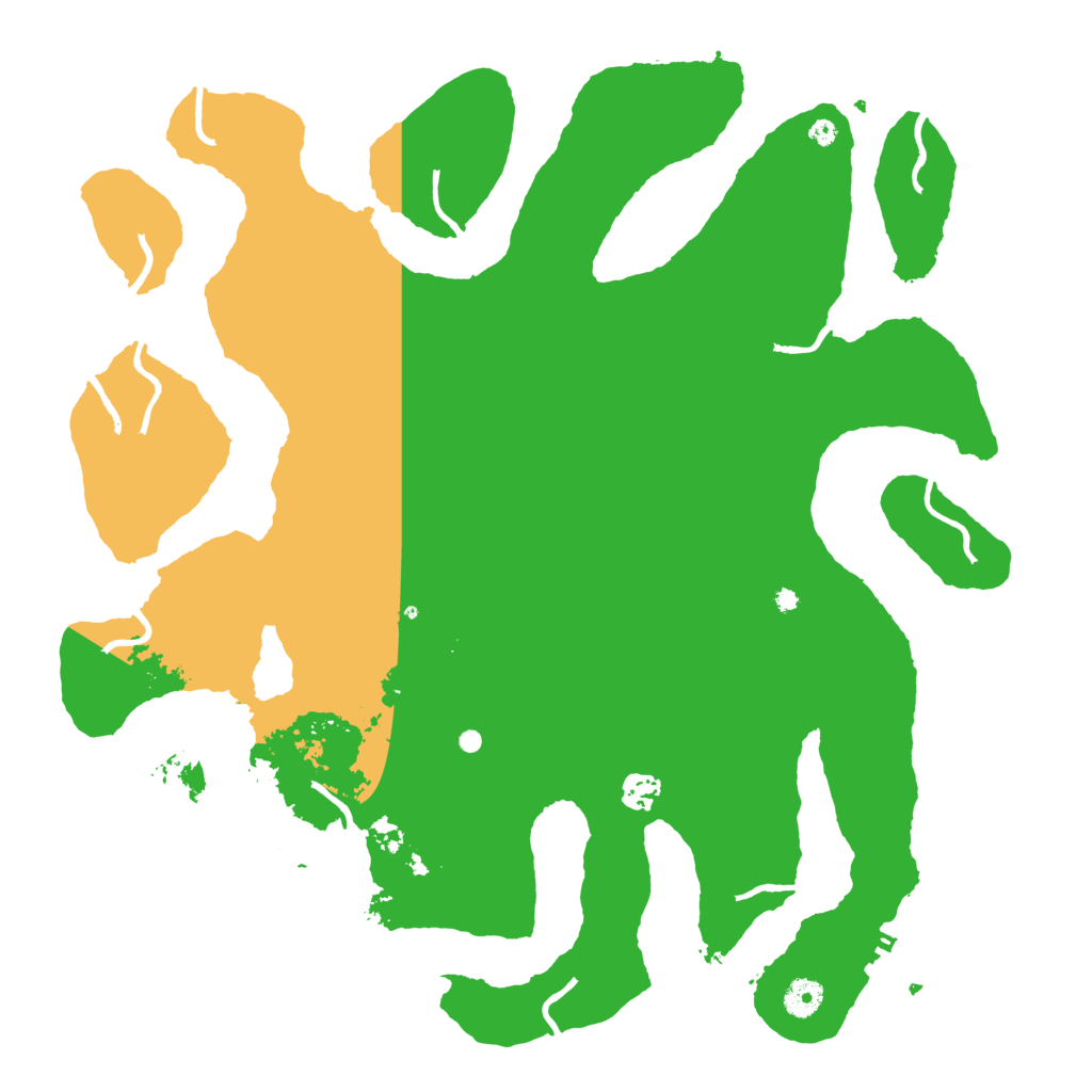 Biome Rust Map: Procedural Map, Size: 4250, Seed: 20822