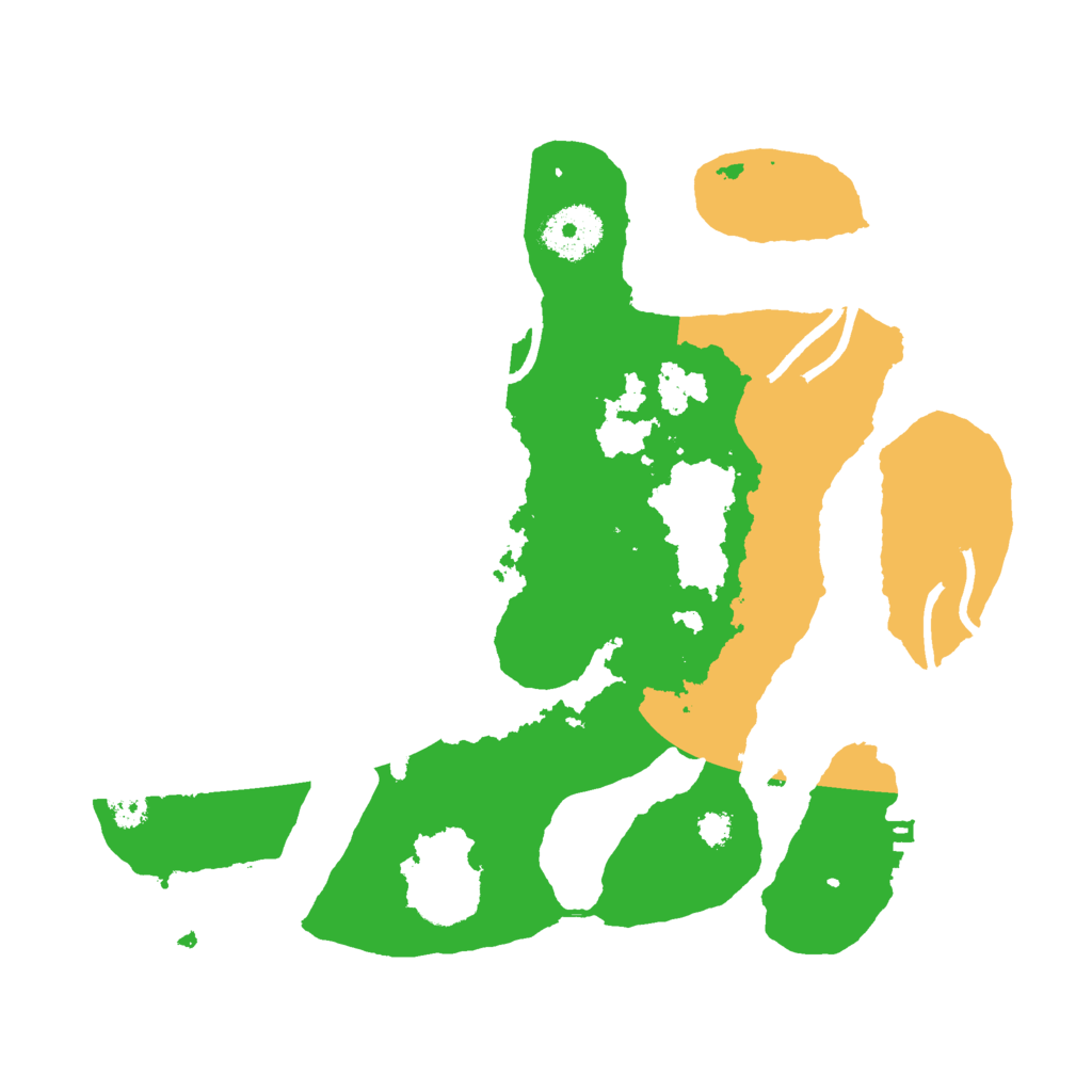 Biome Rust Map: Procedural Map, Size: 3000, Seed: 1096587462