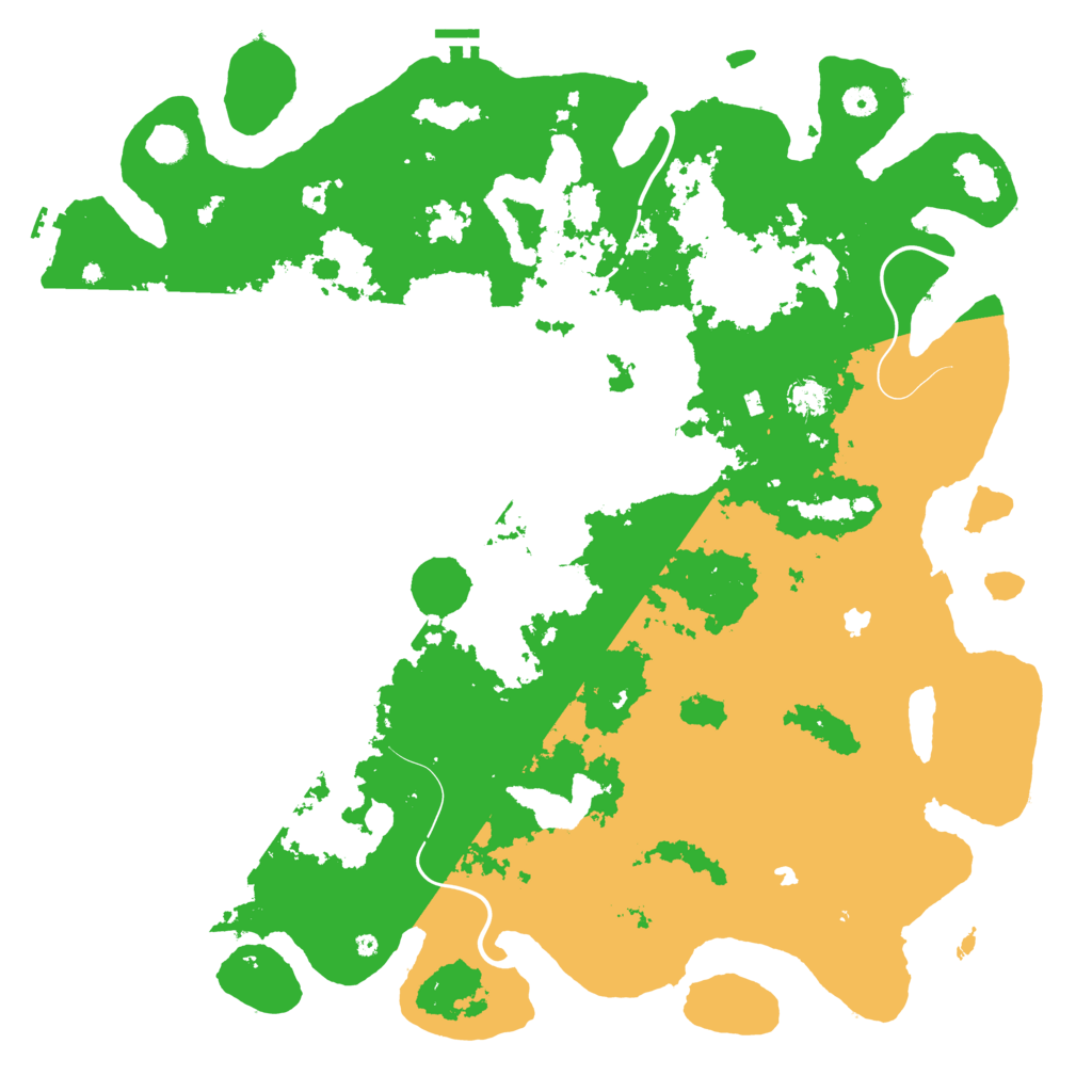 Biome Rust Map: Procedural Map, Size: 5000, Seed: 123432