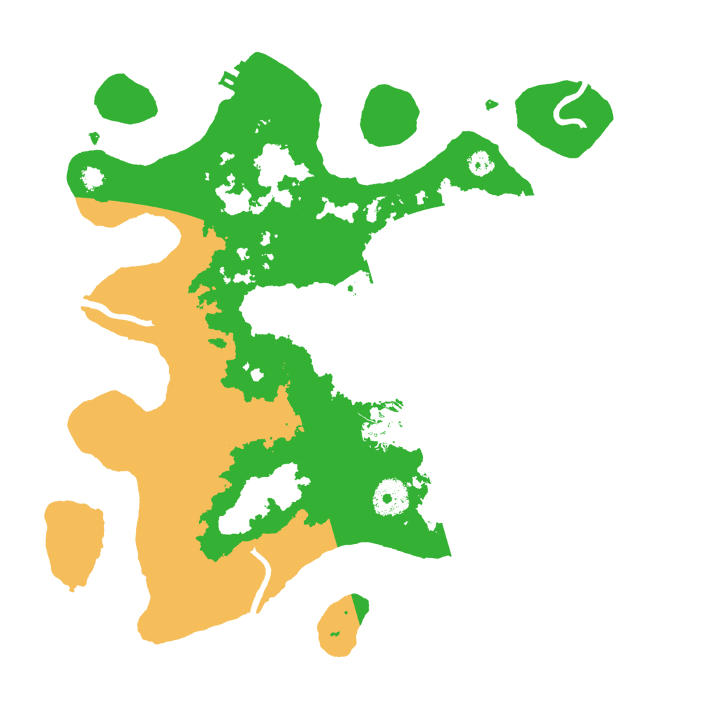 Biome Rust Map: Procedural Map, Size: 3000, Seed: 646461