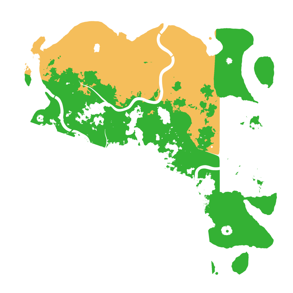 Biome Rust Map: Procedural Map, Size: 4250, Seed: 385591498