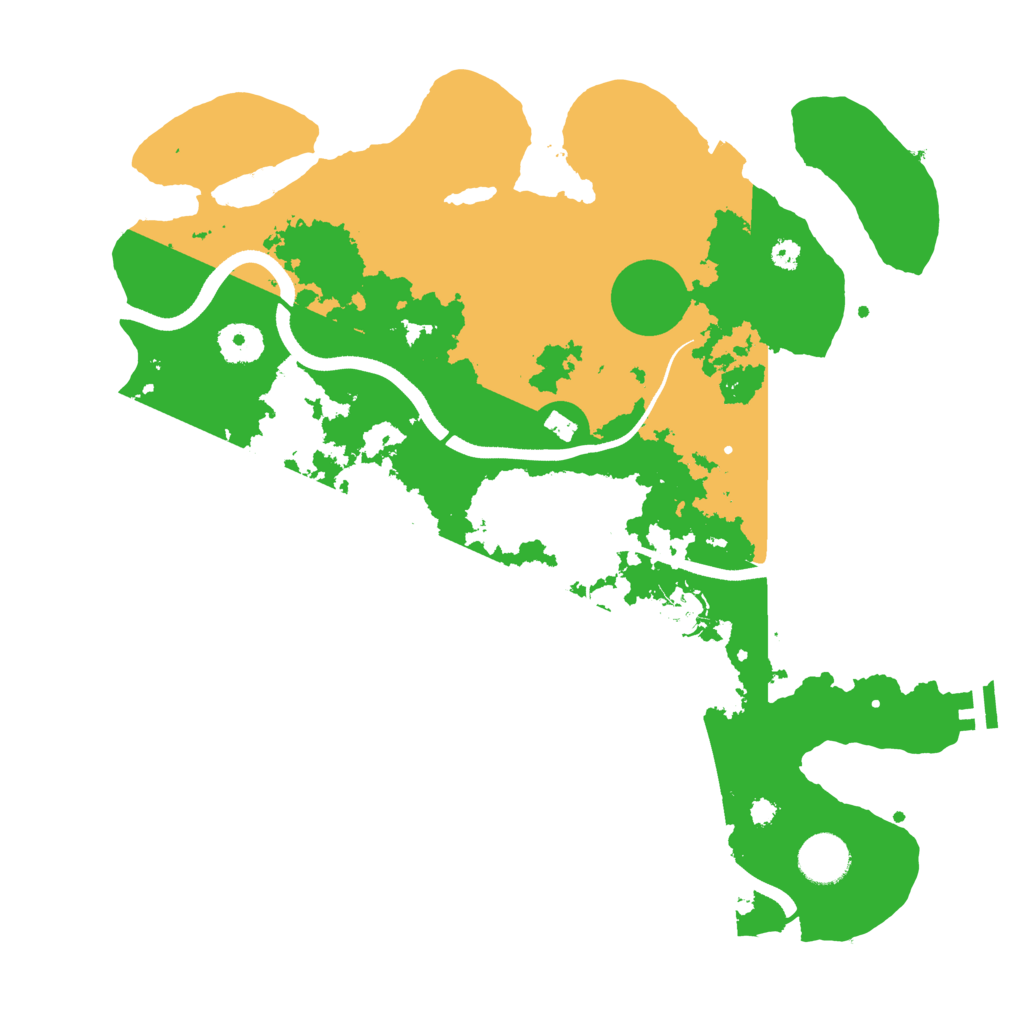 Biome Rust Map: Procedural Map, Size: 3550, Seed: 26475697