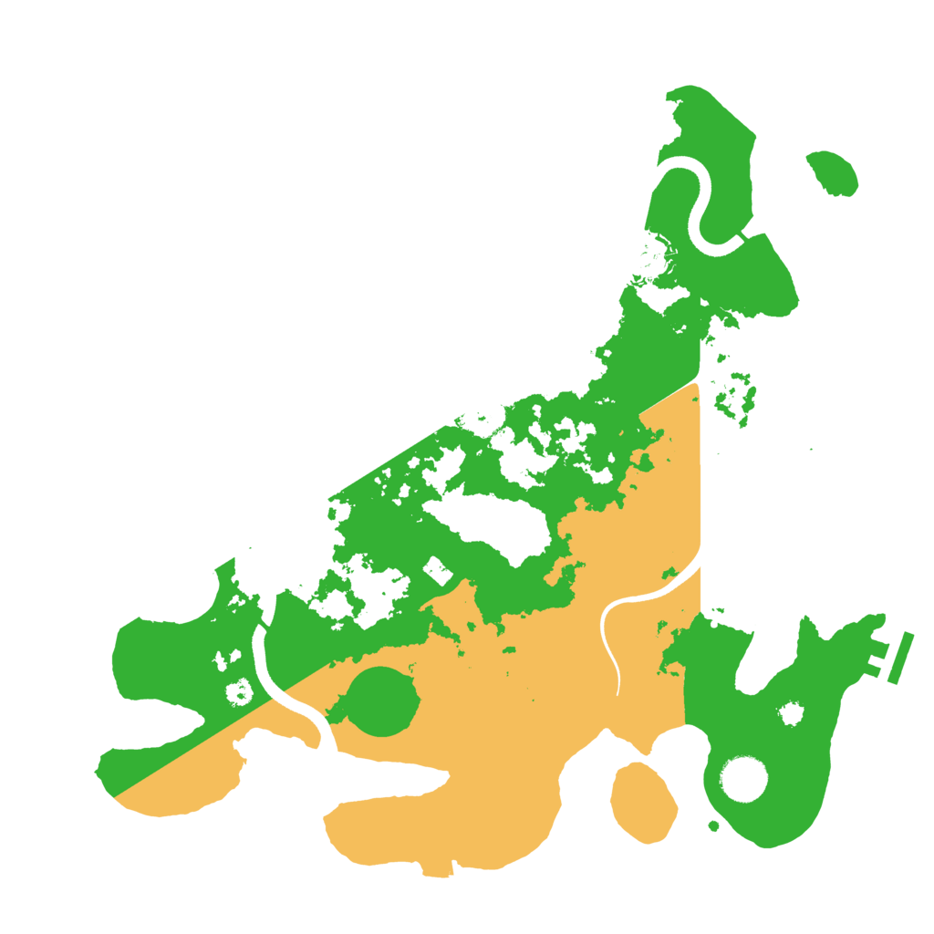 Biome Rust Map: Procedural Map, Size: 3550, Seed: 200390