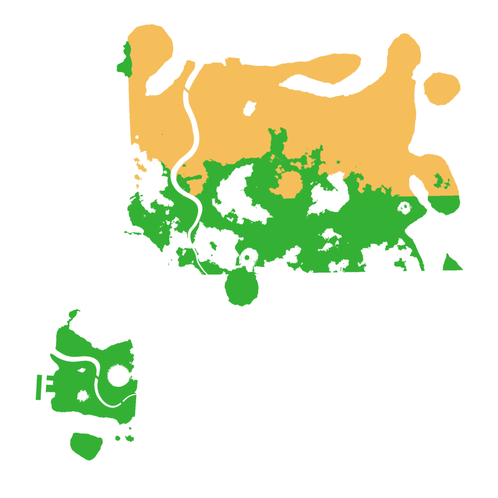 Biome Rust Map: Procedural Map, Size: 4000, Seed: 530652
