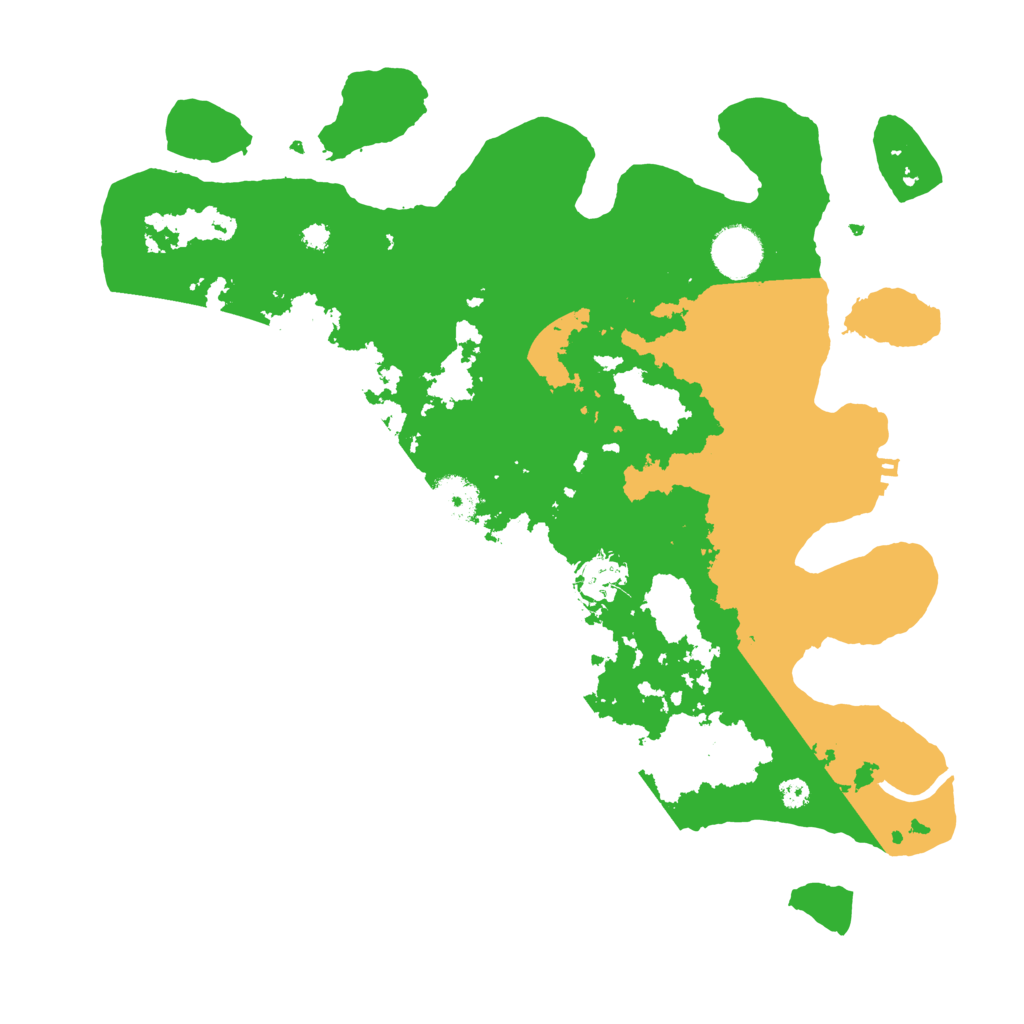 Biome Rust Map: Procedural Map, Size: 3550, Seed: 286080