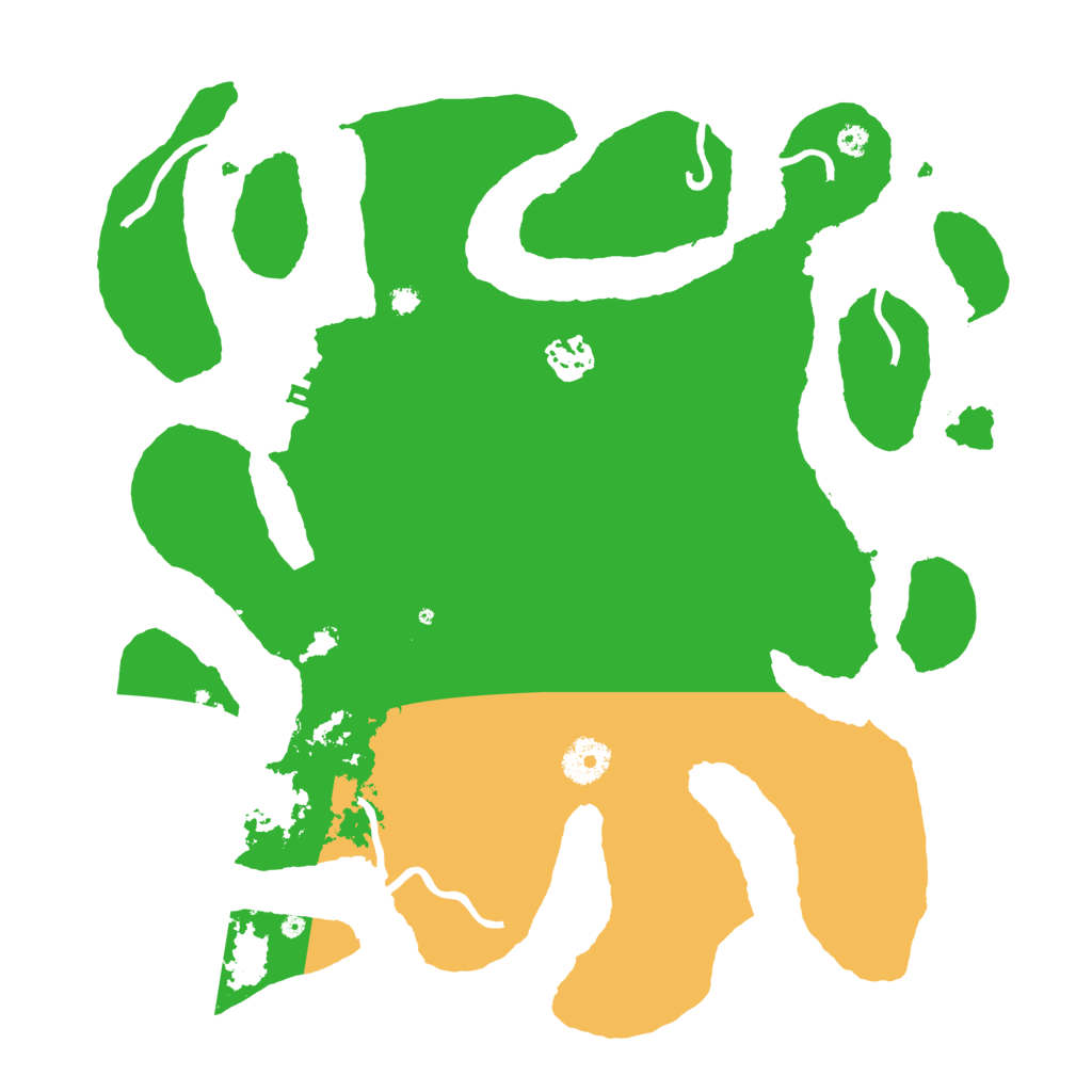 Biome Rust Map: Procedural Map, Size: 3550, Seed: 612247