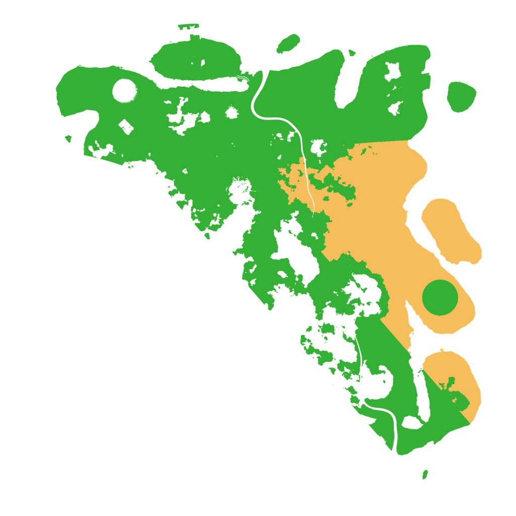 Biome Rust Map: Procedural Map, Size: 3800, Seed: 224520731