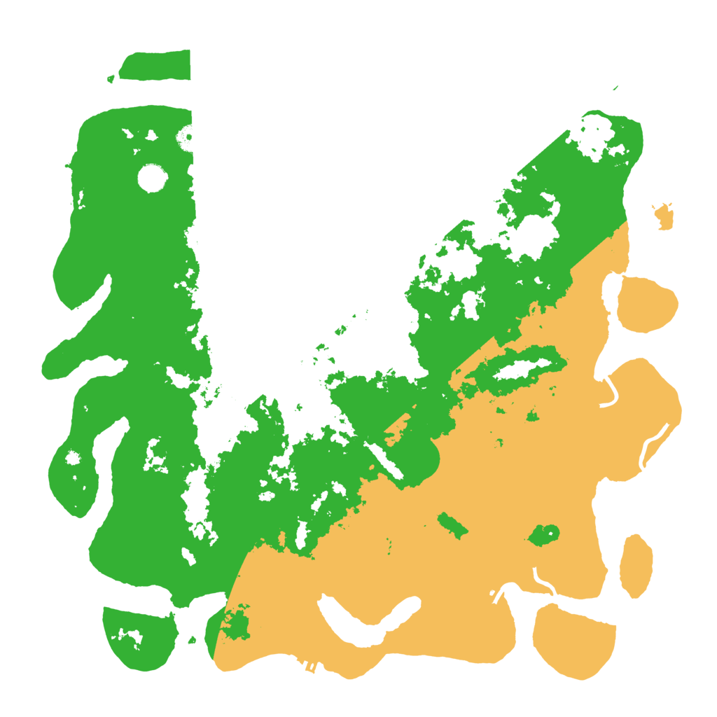 Biome Rust Map: Procedural Map, Size: 4500, Seed: 745834