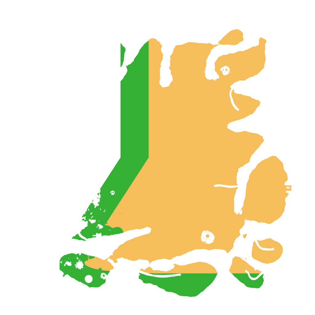 Biome Rust Map: Procedural Map, Size: 3550, Seed: 108198
