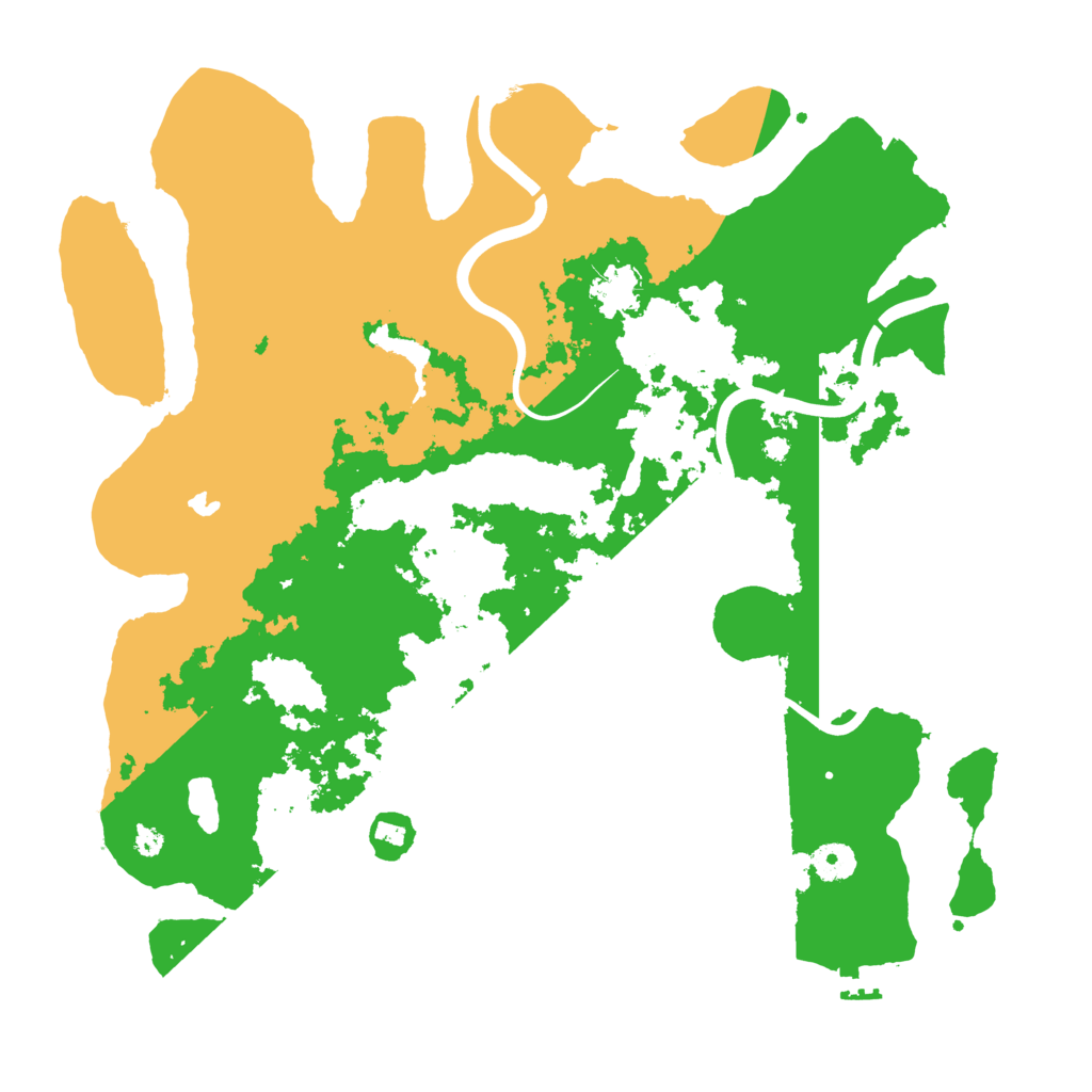 Biome Rust Map: Procedural Map, Size: 4000, Seed: 42458