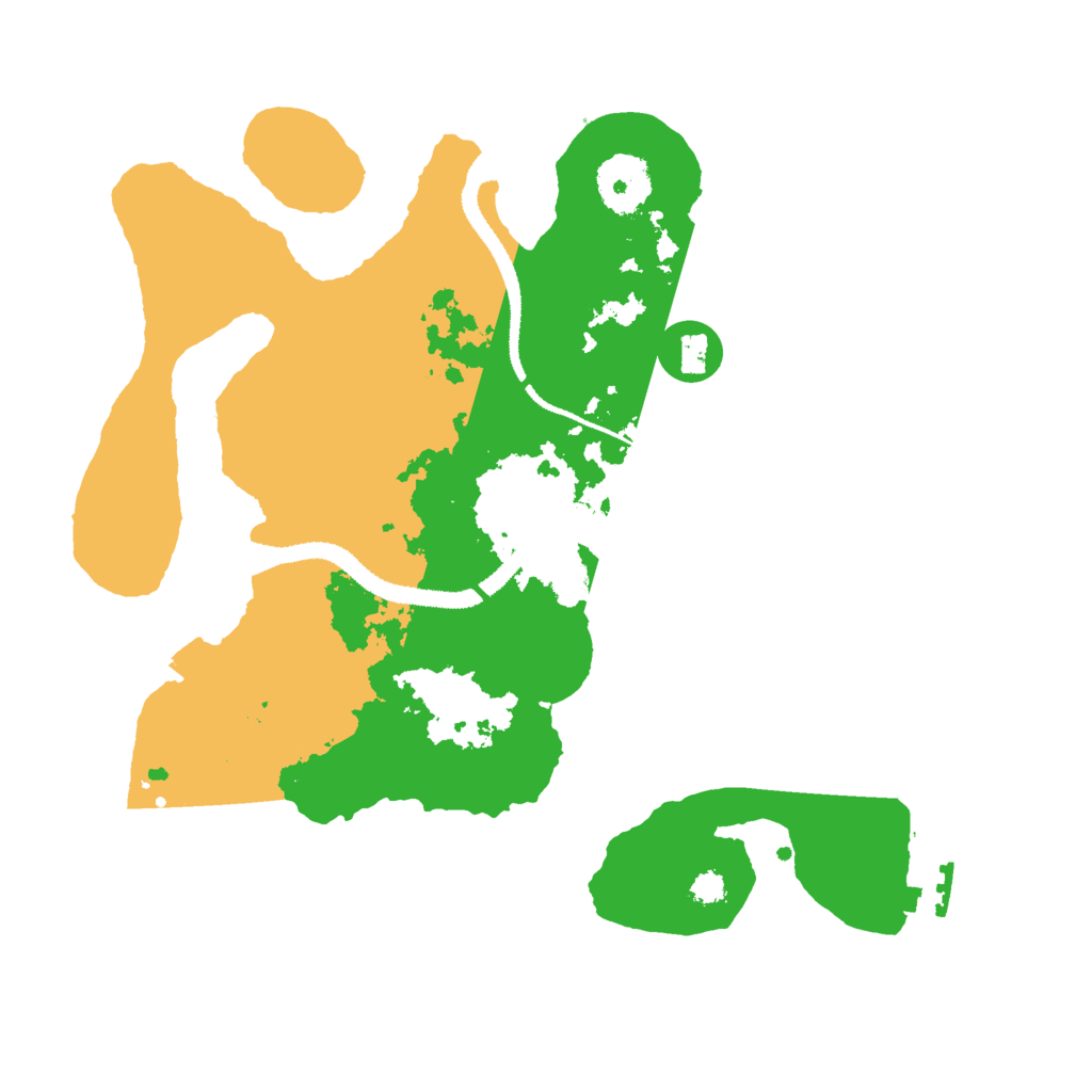 Biome Rust Map: Procedural Map, Size: 3000, Seed: 720476100