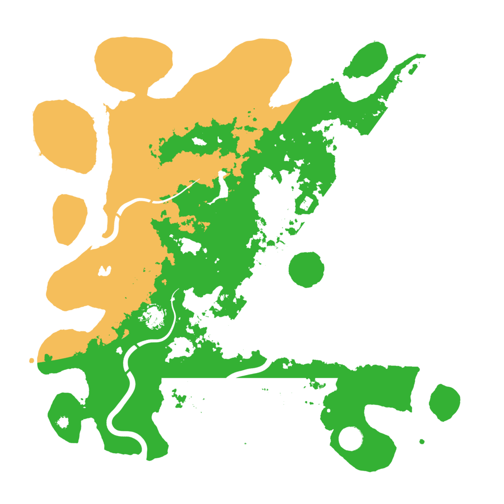 Biome Rust Map: Procedural Map, Size: 4000, Seed: 4458