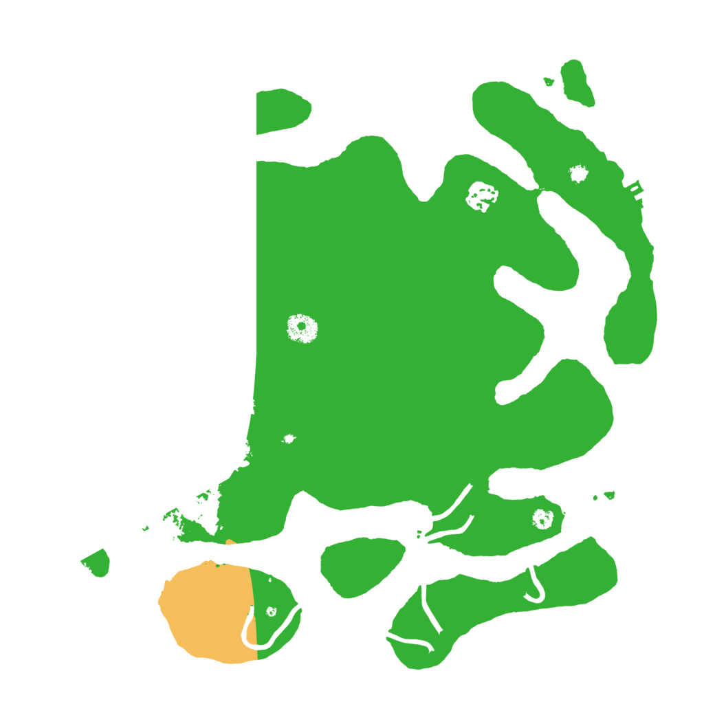 Biome Rust Map: Procedural Map, Size: 3500, Seed: 18273