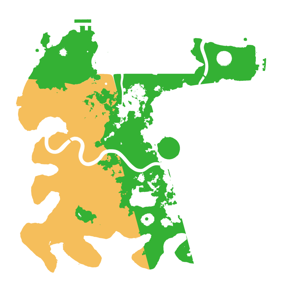 Biome Rust Map: Procedural Map, Size: 3550, Seed: 840622