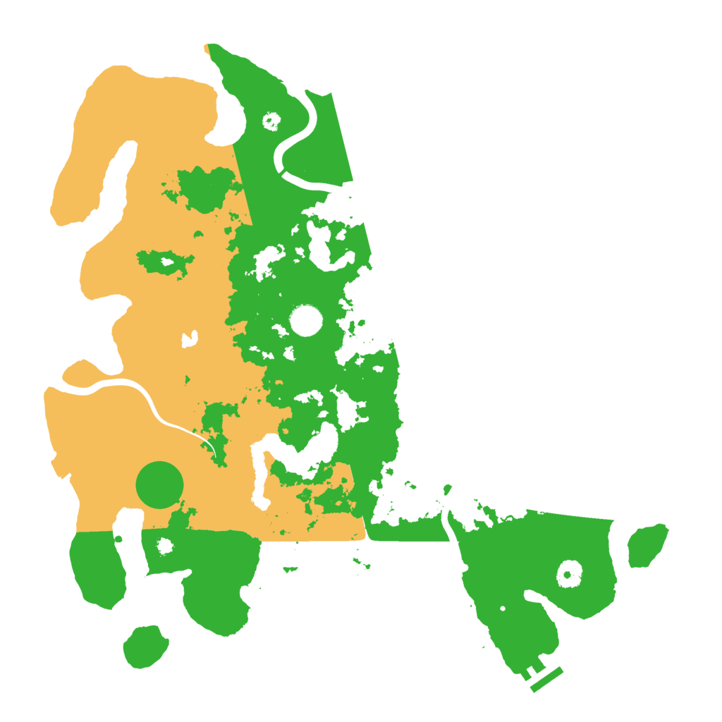 Biome Rust Map: Procedural Map, Size: 4000, Seed: 10623