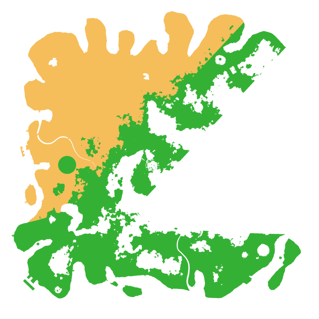 Biome Rust Map: Procedural Map, Size: 4700, Seed: 978595923