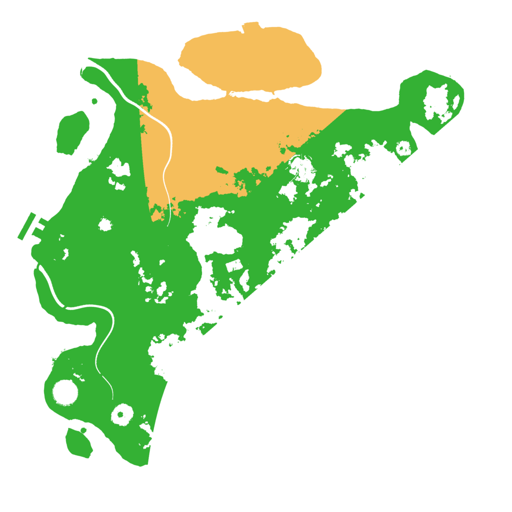 Biome Rust Map: Procedural Map, Size: 3550, Seed: 331117