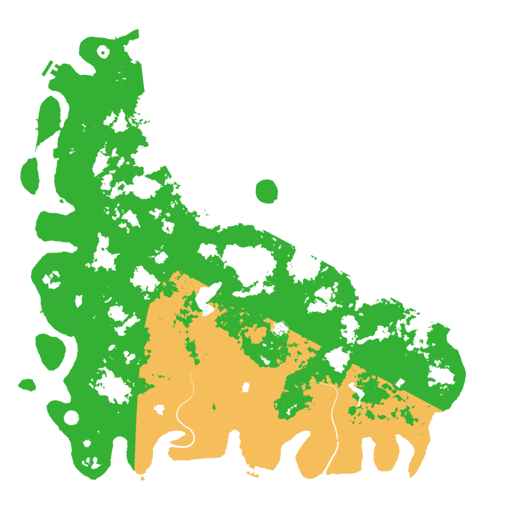 Biome Rust Map: Procedural Map, Size: 6000, Seed: 939718