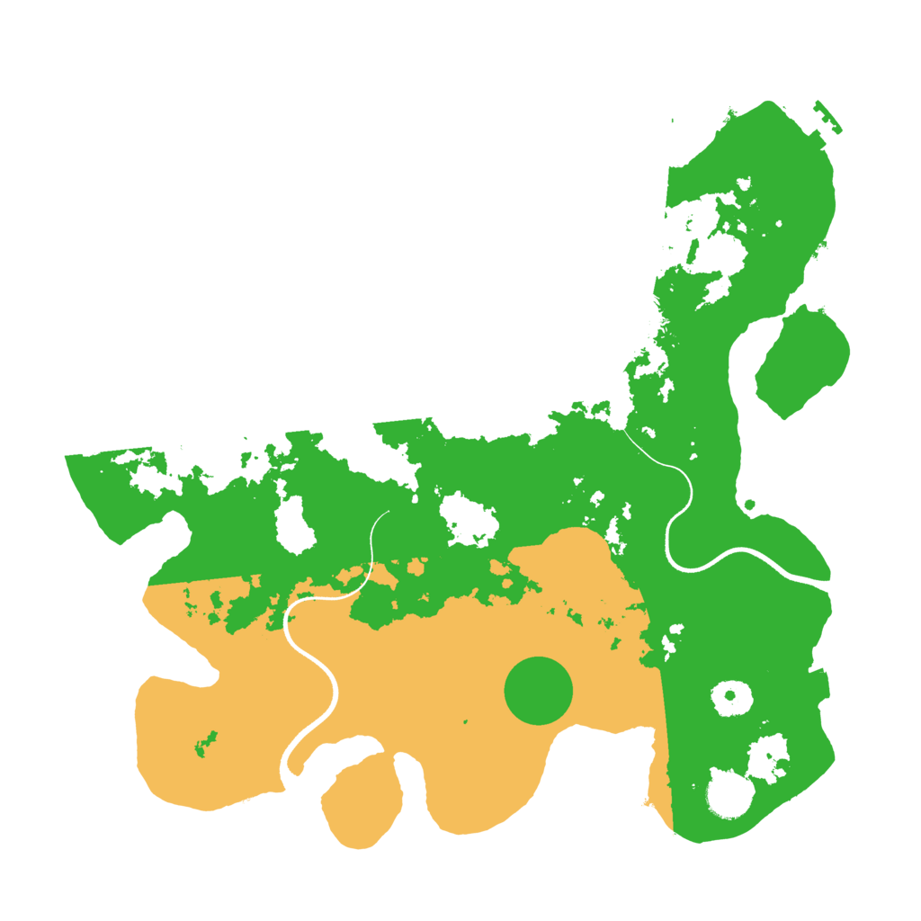 Biome Rust Map: Procedural Map, Size: 3550, Seed: 117353