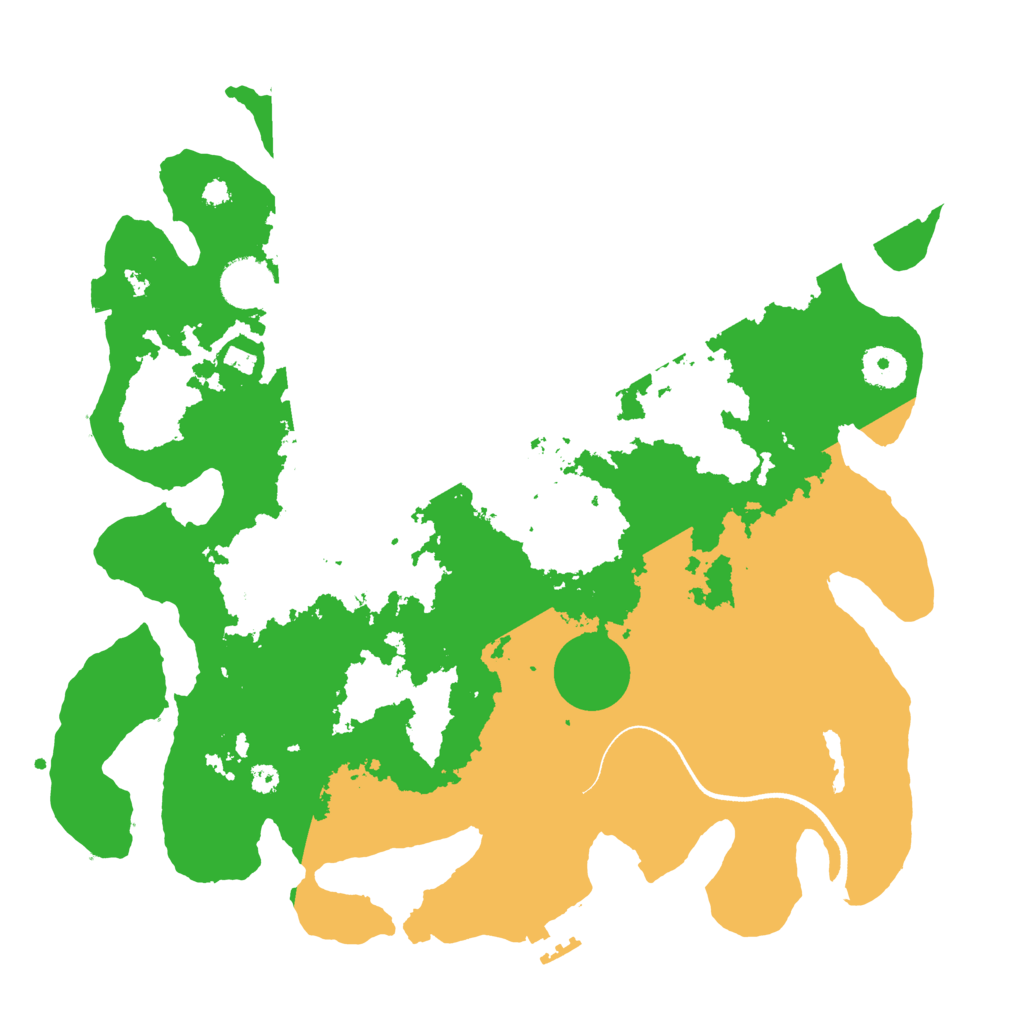 Biome Rust Map: Procedural Map, Size: 3550, Seed: 992595
