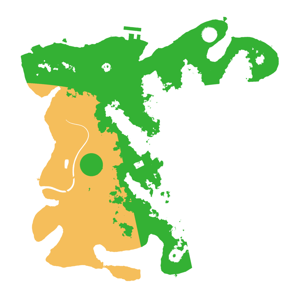 Biome Rust Map: Procedural Map, Size: 3500, Seed: 1031238902
