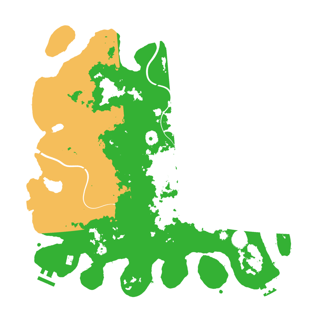 Biome Rust Map: Procedural Map, Size: 3550, Seed: 438256