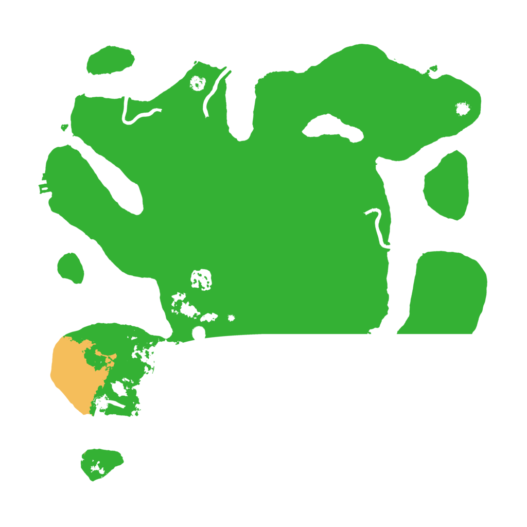 Biome Rust Map: Procedural Map, Size: 3550, Seed: 571078