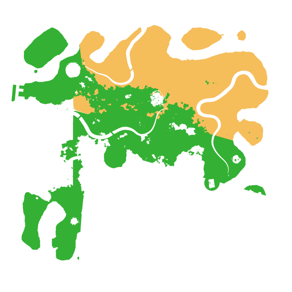 Biome Rust Map: Procedural Map, Size: 3550, Seed: 341647