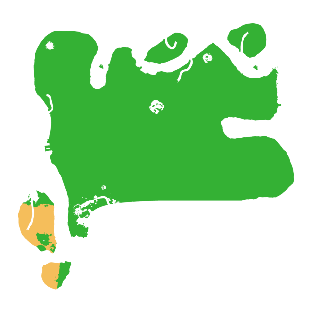 Biome Rust Map: Procedural Map, Size: 3500, Seed: 32031029