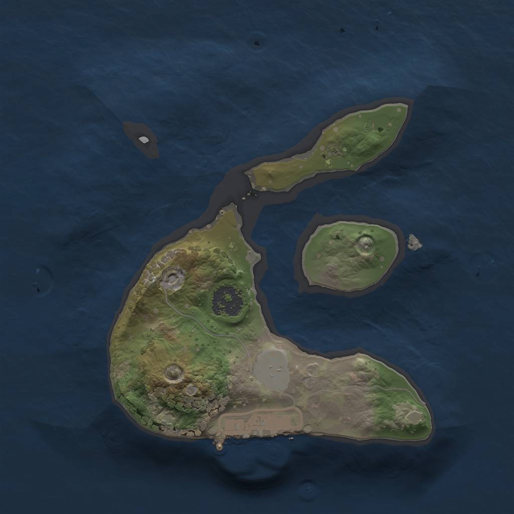 Rust Map: Procedural Map, Size: 1700, Seed: 2356891, 6 Monuments