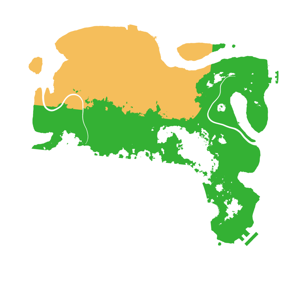 Biome Rust Map: Procedural Map, Size: 3550, Seed: 567939
