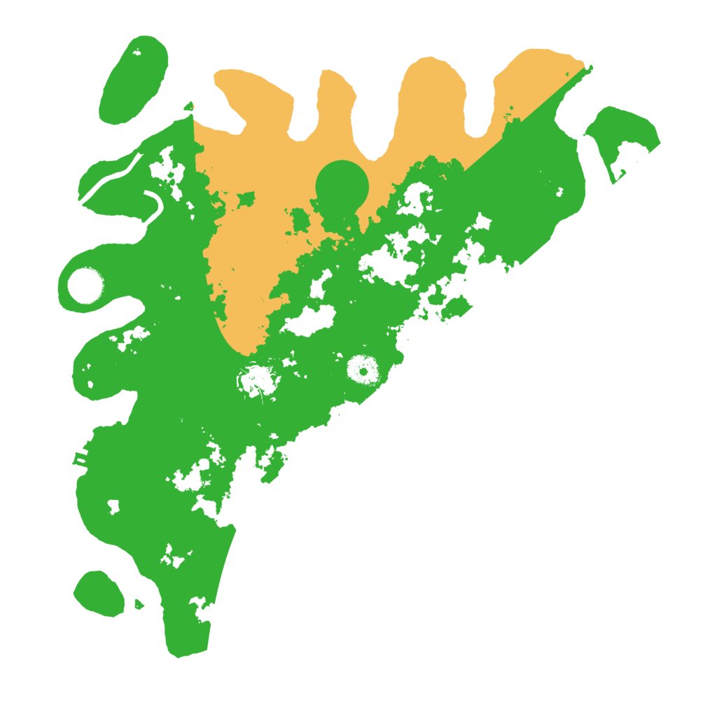 Biome Rust Map: Procedural Map, Size: 3550, Seed: 605758