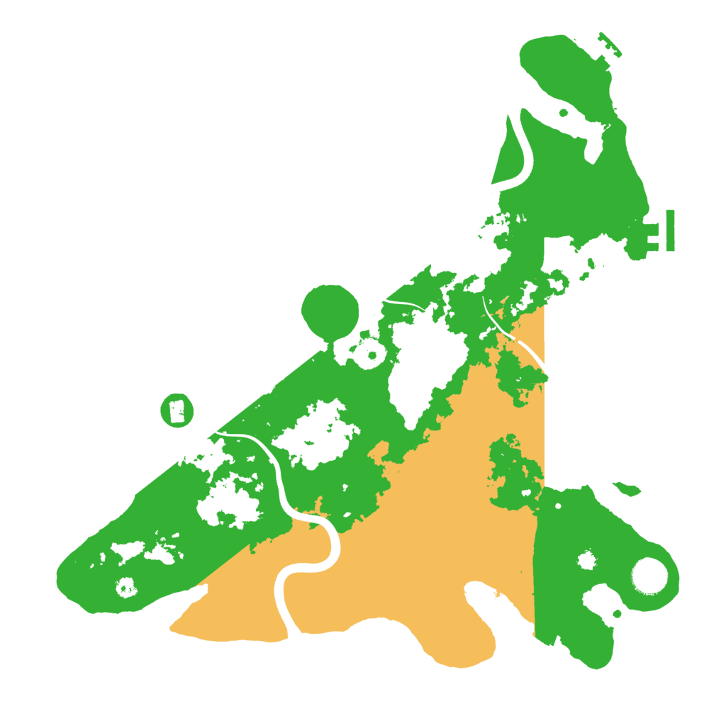 Biome Rust Map: Procedural Map, Size: 3550, Seed: 624651