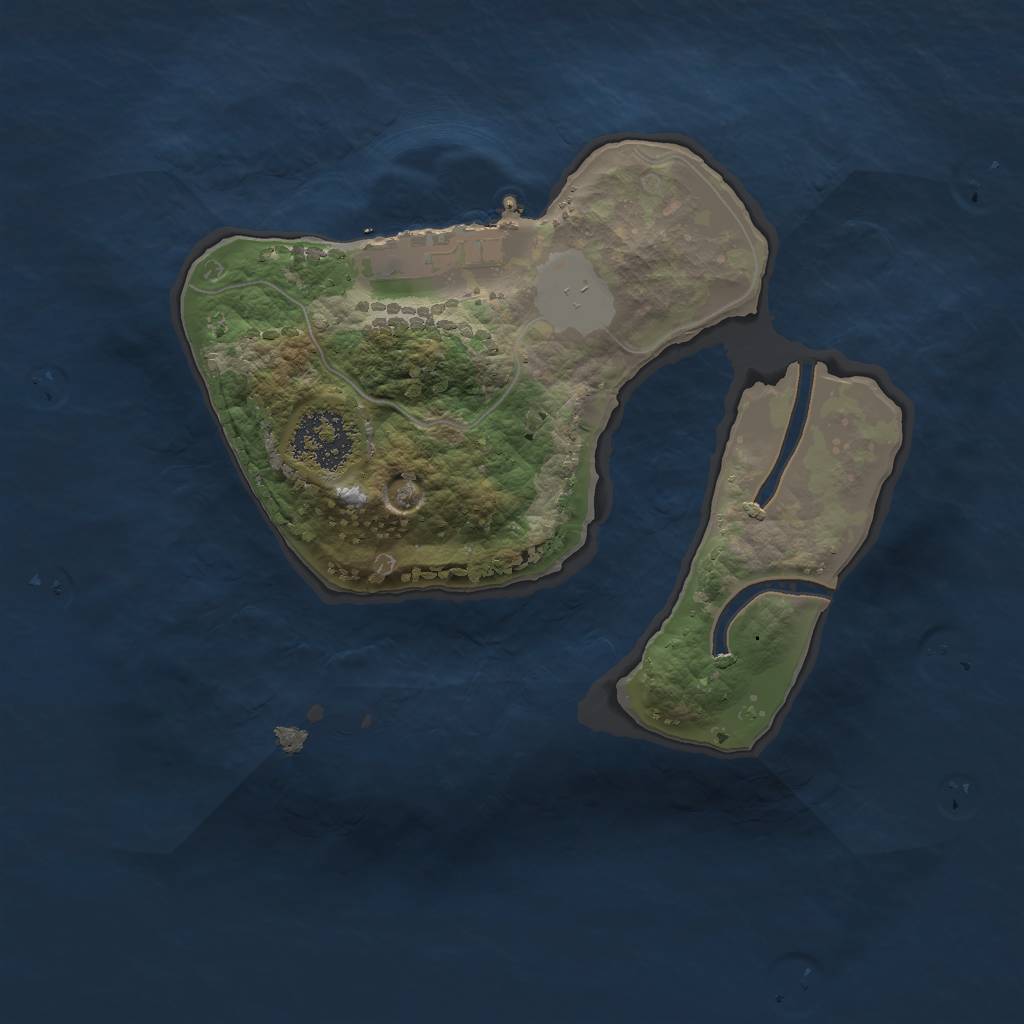 Rust Map: Procedural Map, Size: 1700, Seed: 1784409945, 6 Monuments