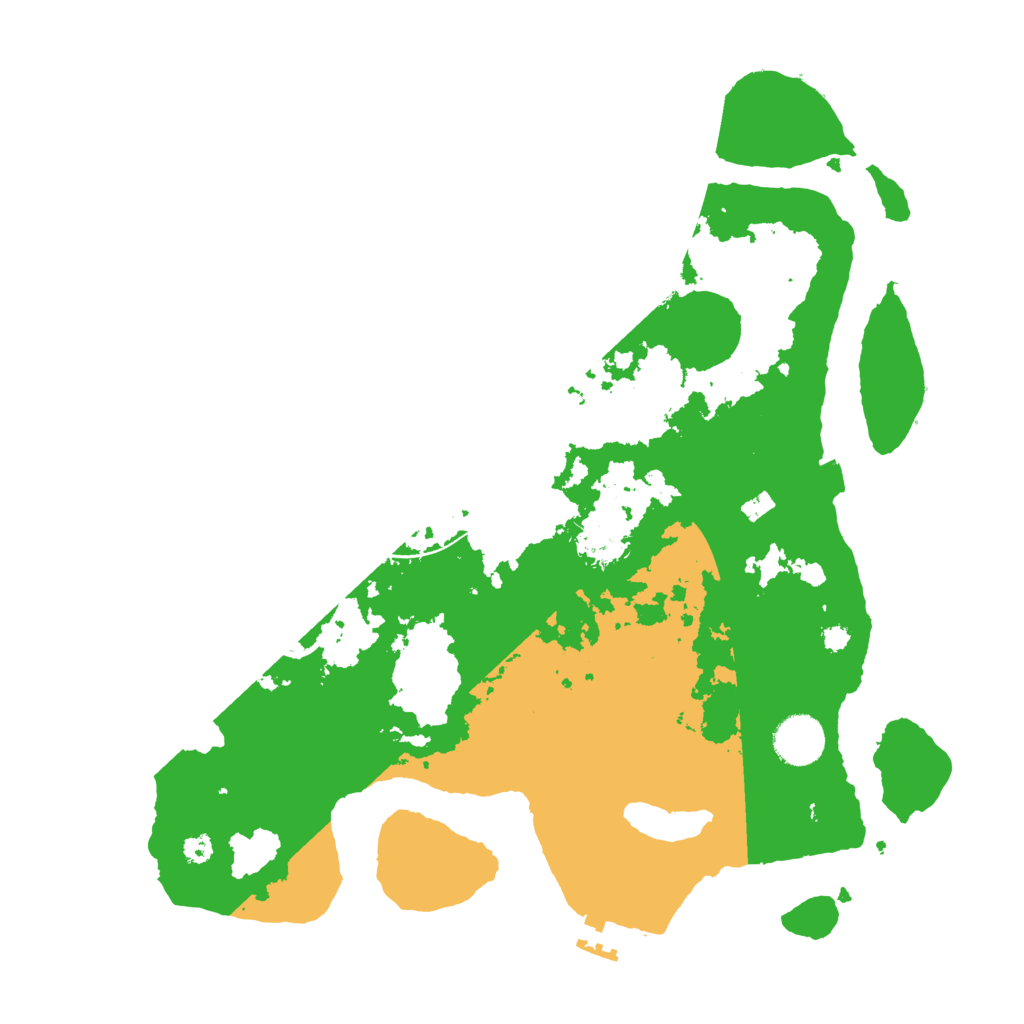 Biome Rust Map: Procedural Map, Size: 3550, Seed: 44894