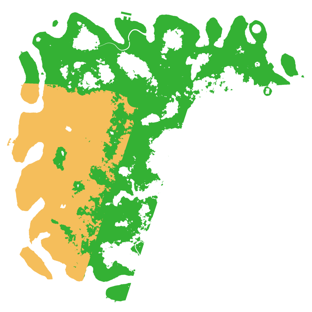 Biome Rust Map: Procedural Map, Size: 6000, Seed: 1970133461