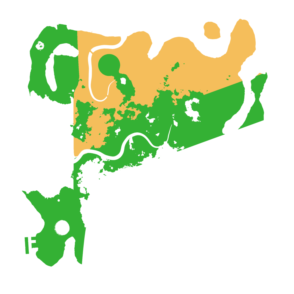Biome Rust Map: Procedural Map, Size: 3550, Seed: 372065