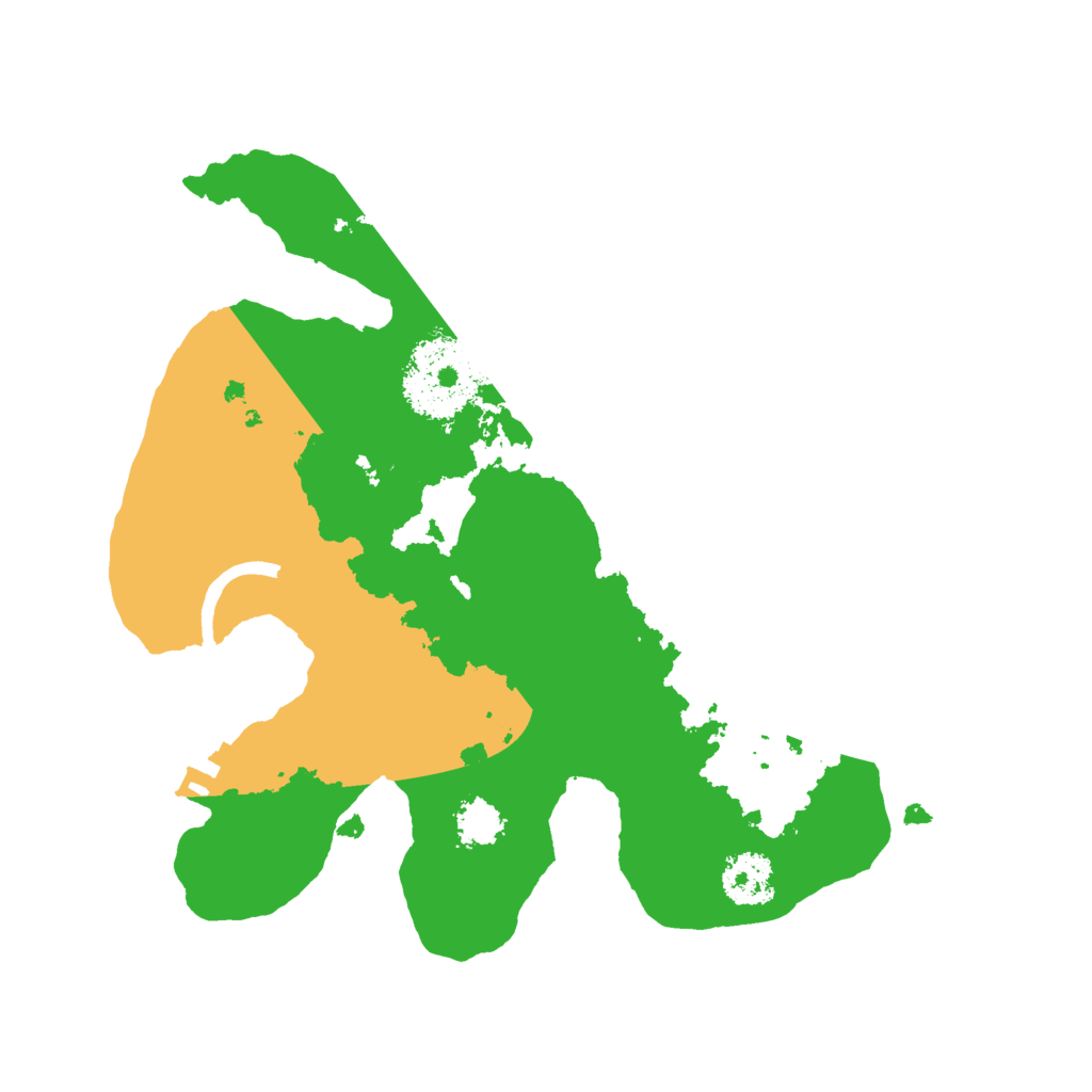 Biome Rust Map: Procedural Map, Size: 2110, Seed: 464658