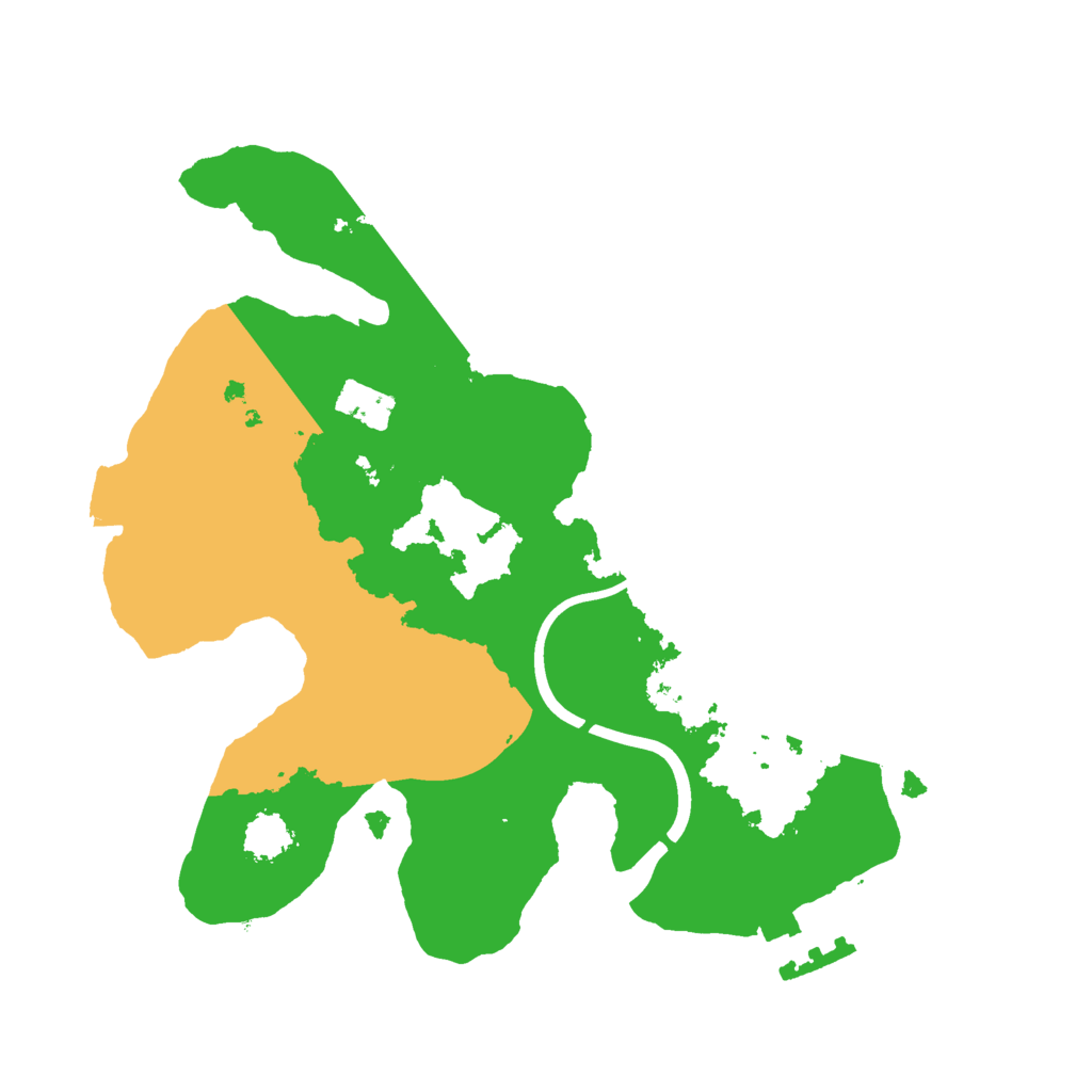 Biome Rust Map: Procedural Map, Size: 2110, Seed: 464658